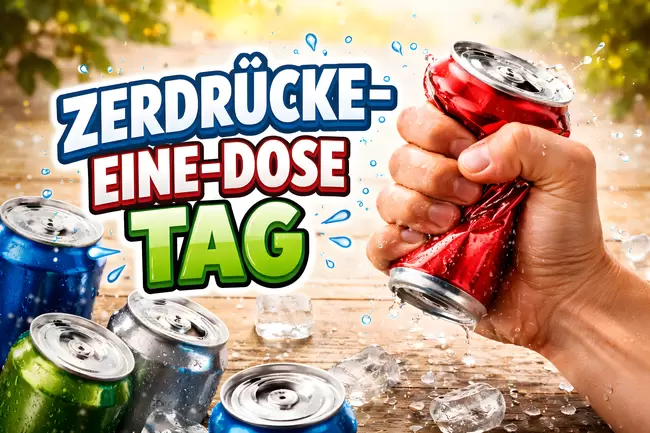 Zerdrücke-eine-Dose-Tag am 27. September