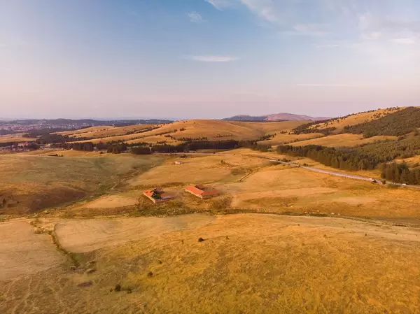 Zlatibor mountain in Serbia aerial photography