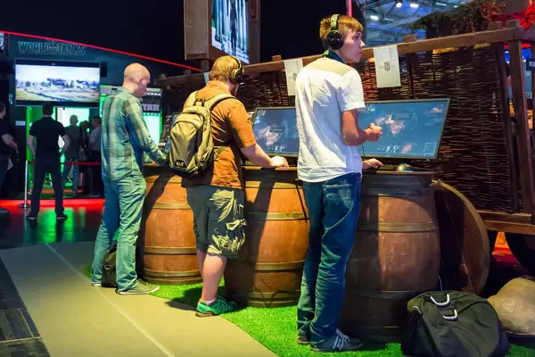 Zocker auf der Gamescom 2017