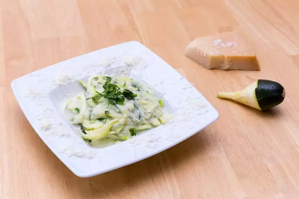 Zoodles with Cauliflower and Parmesan