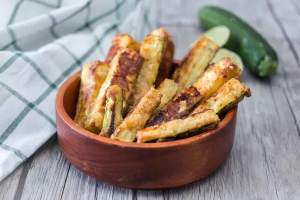 Zucchini Fritters Close-up