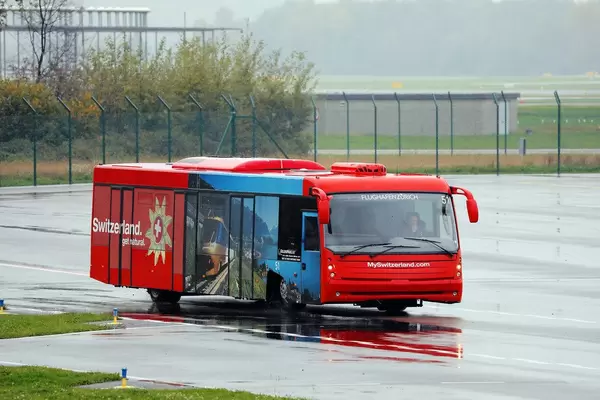 Zurich Airport Bus, Switzerland sticker
