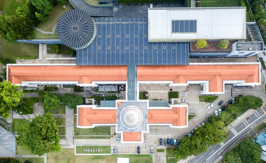 Aerial: National Museum of Singapore