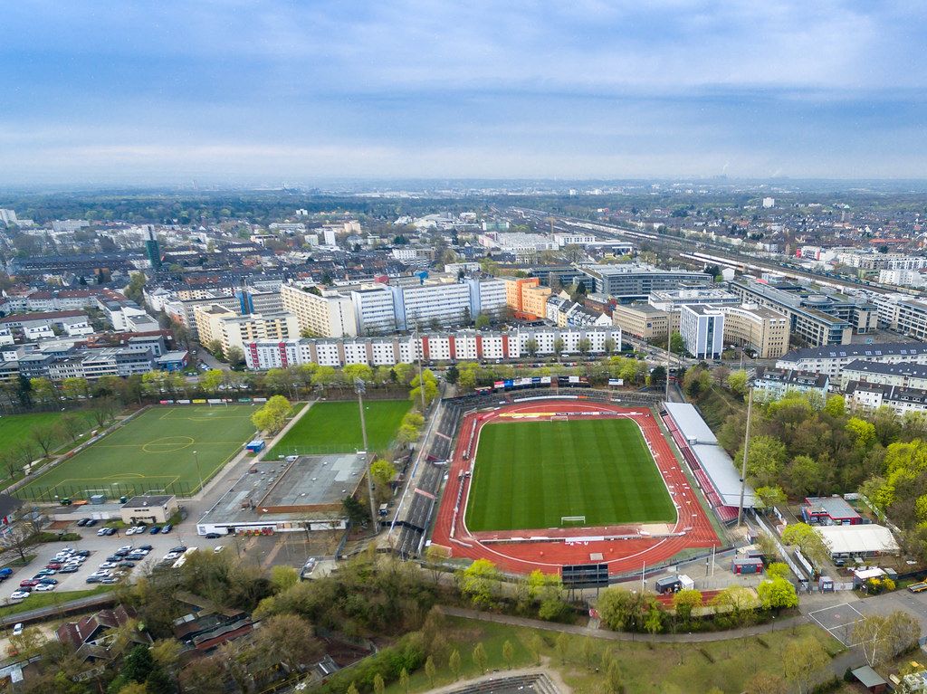 Aerial photo of Südstadion in Cologne