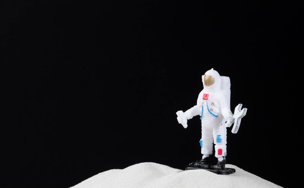 Astronaut standing on the Moon (Flip 2019)