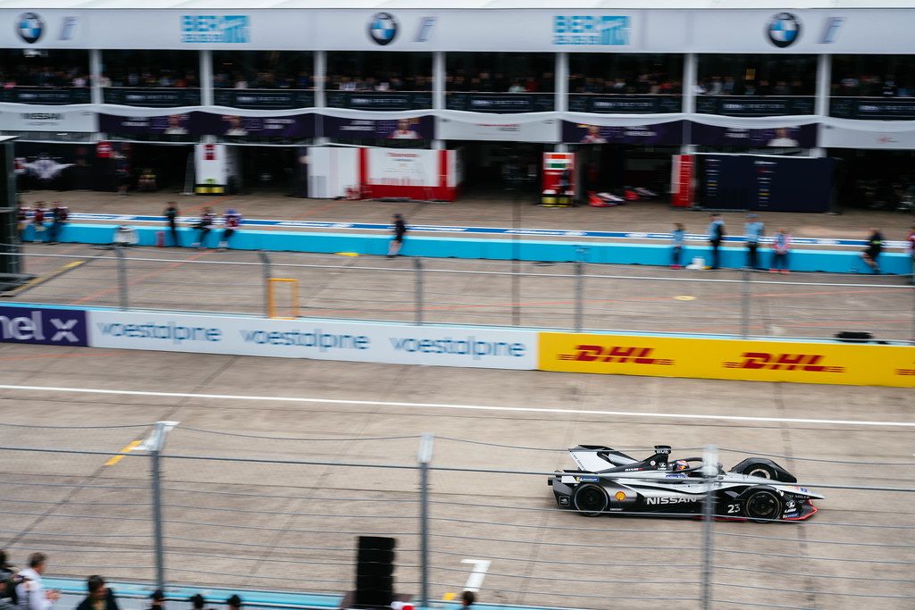 Berlin 2019 E-Prix: Sébastien Buemi passing pit-lane