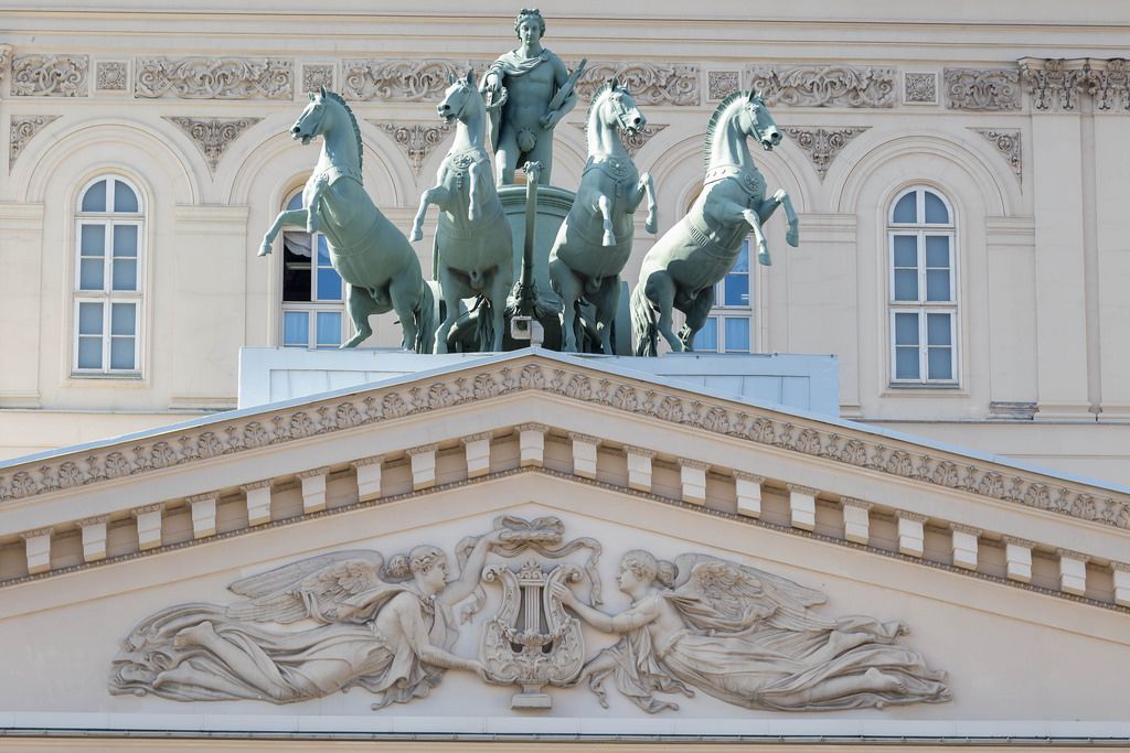 Bolshoi Theatre's Statue of Apollo