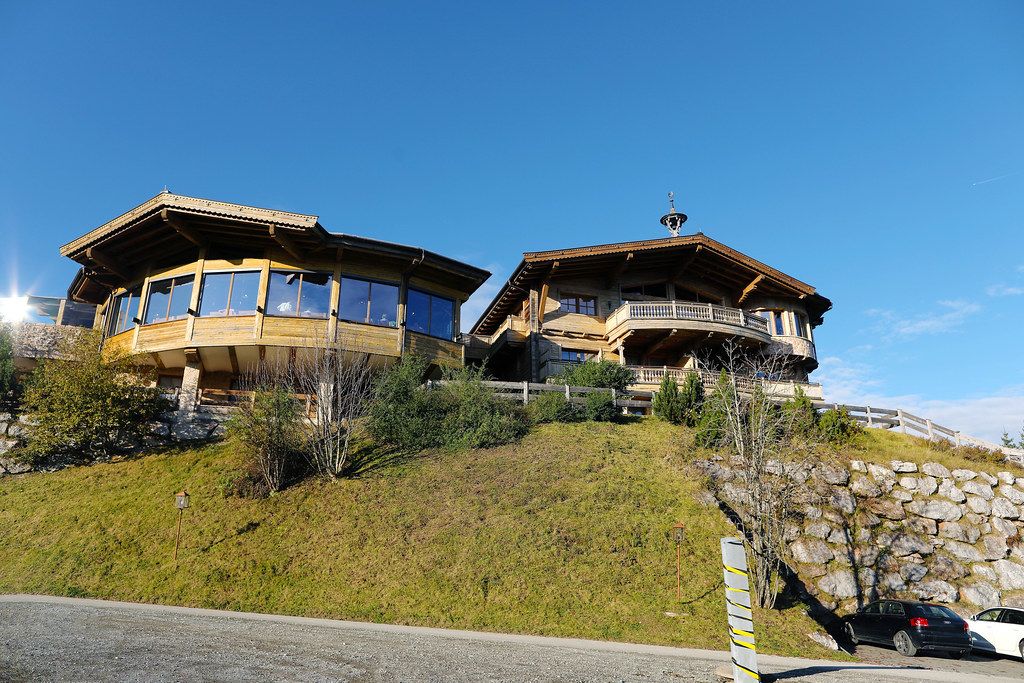 Brenneralm SkiWelt hut at 1250m above sea level in Tyrol, Austria (Flip 2019)
