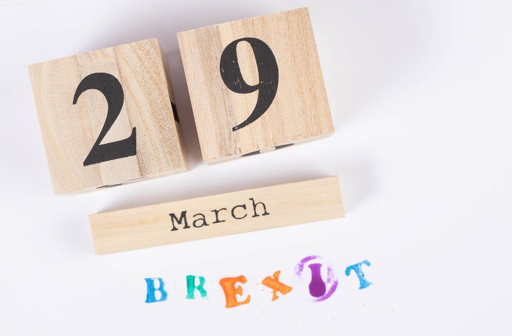Brexit date of 29th March on calendar