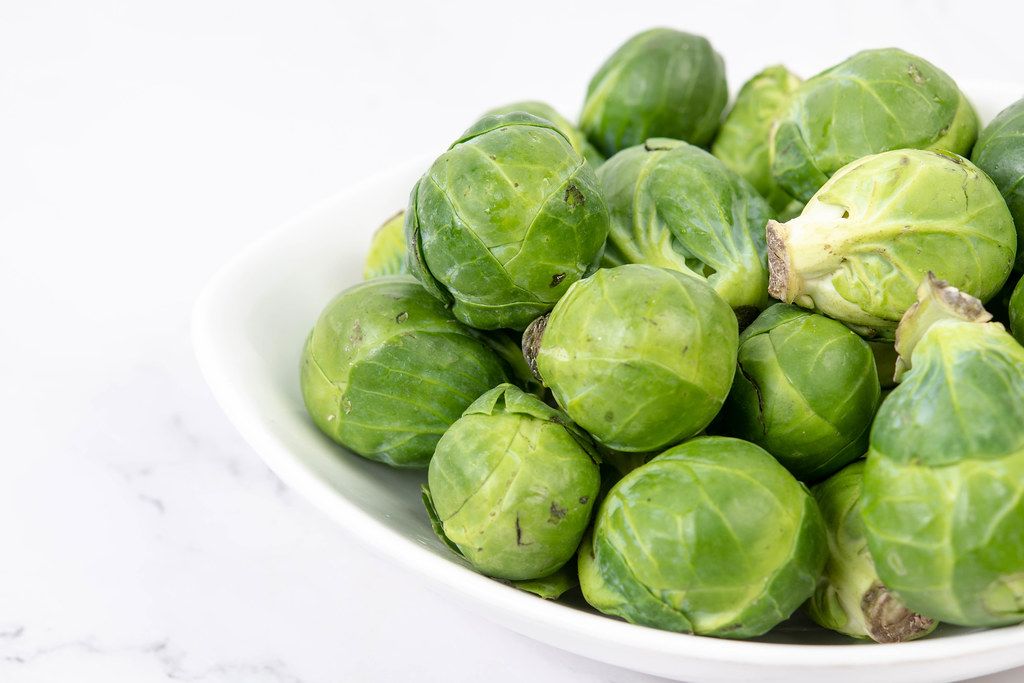 Brussel Sprouts in the white bowl (Flip 2019)