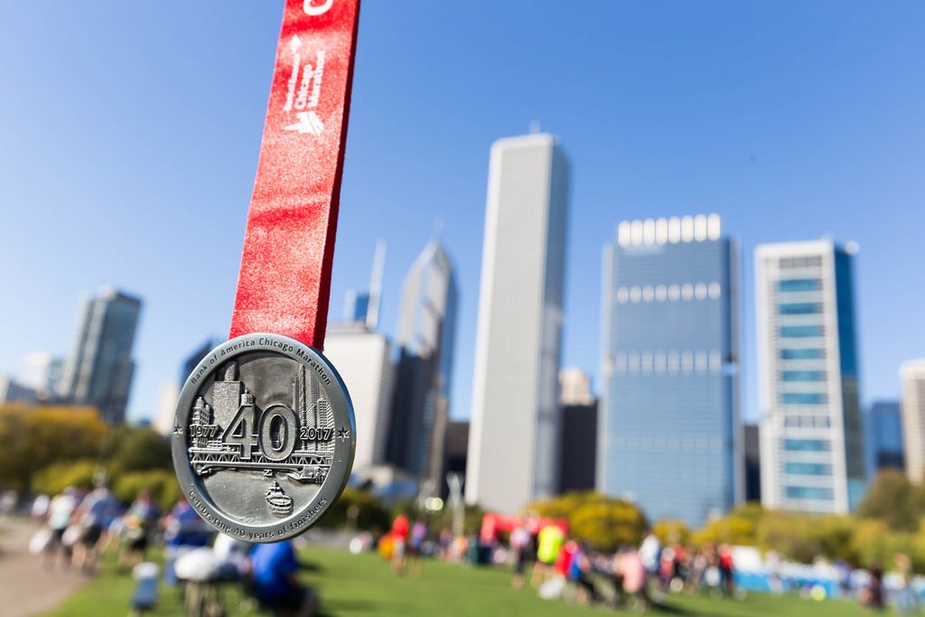 Chicago Marathon 2017 Medal Creative Commons Bilder