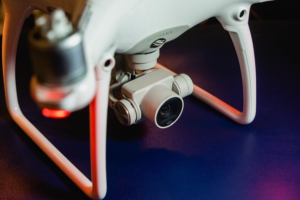 Close up of drone camera  (Flip 2019)
