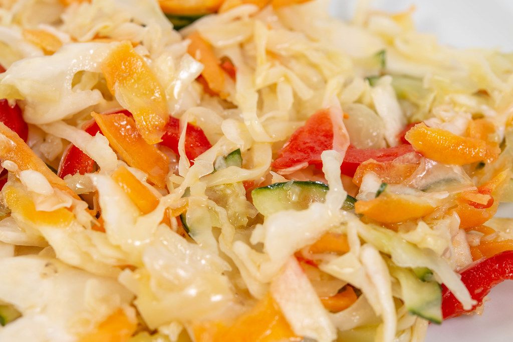 Closeup of Fresh and healthy Vitamin Salad
