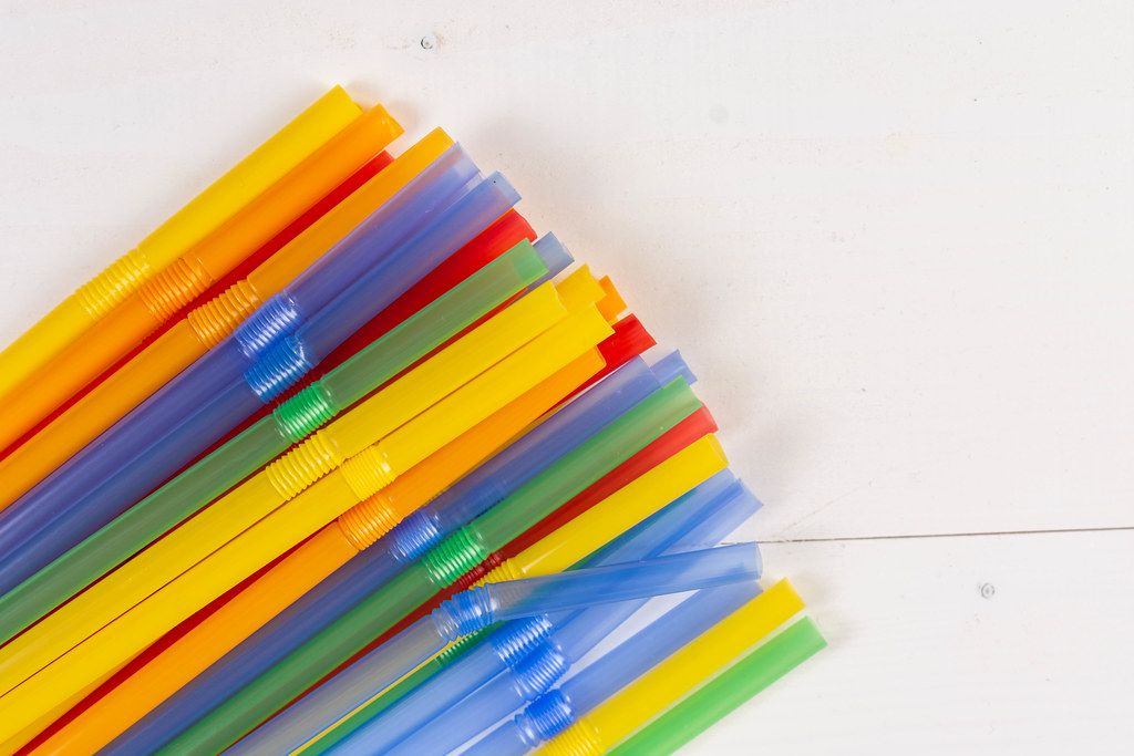 Colored Plastic Straws for juice
