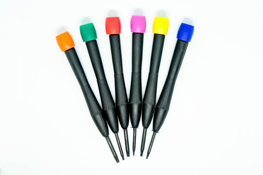 Colorful star screwdrivers