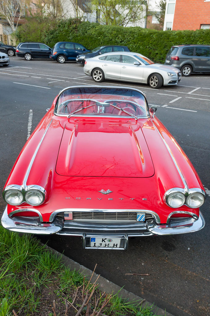 Corvette Cabrio in rot