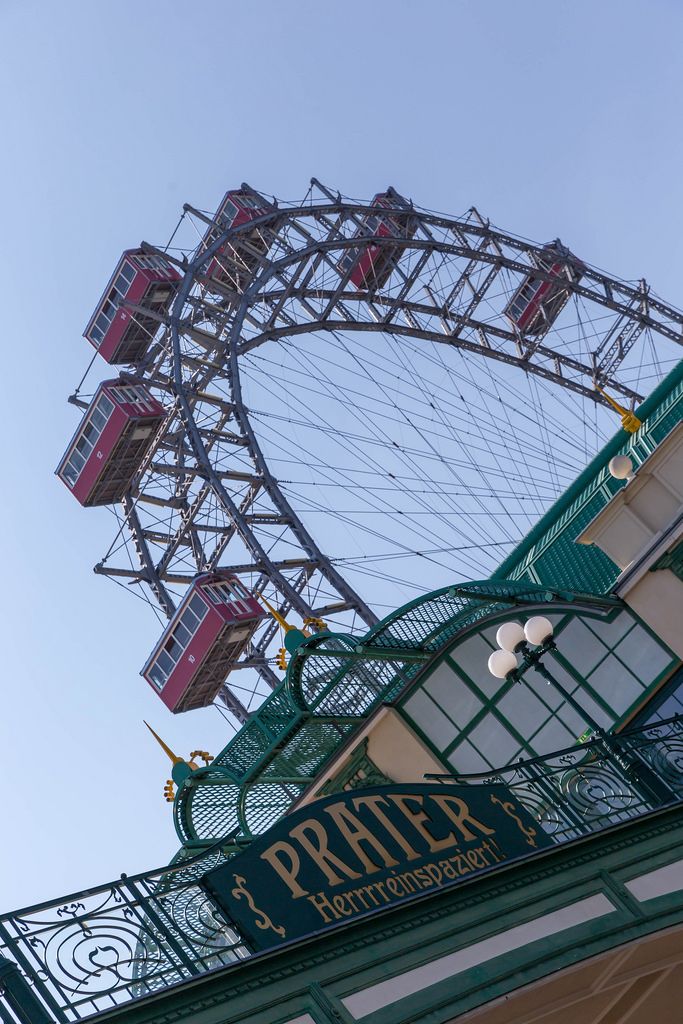 Blick Auf Wien Aus Dem Riesenrad Im Prater Creative Commons Bilder