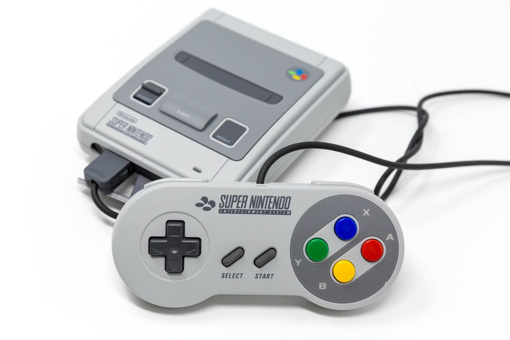 Der Controller des Super Nintendo Classic Mini
