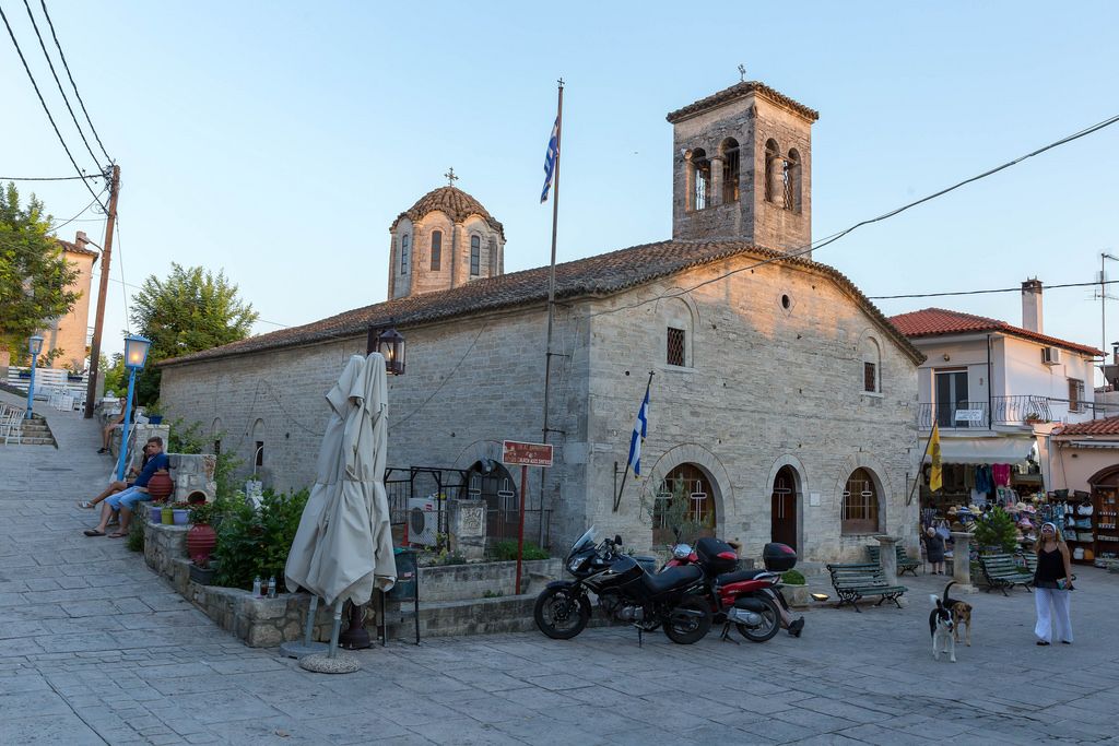 Die Kirche Agios Dimitrios in Afitos
