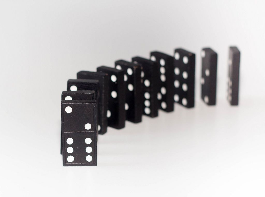 Domino effect - Creative Commons Bilder