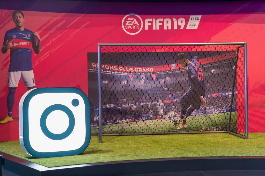 EA Sports FIFA 19 Messestand