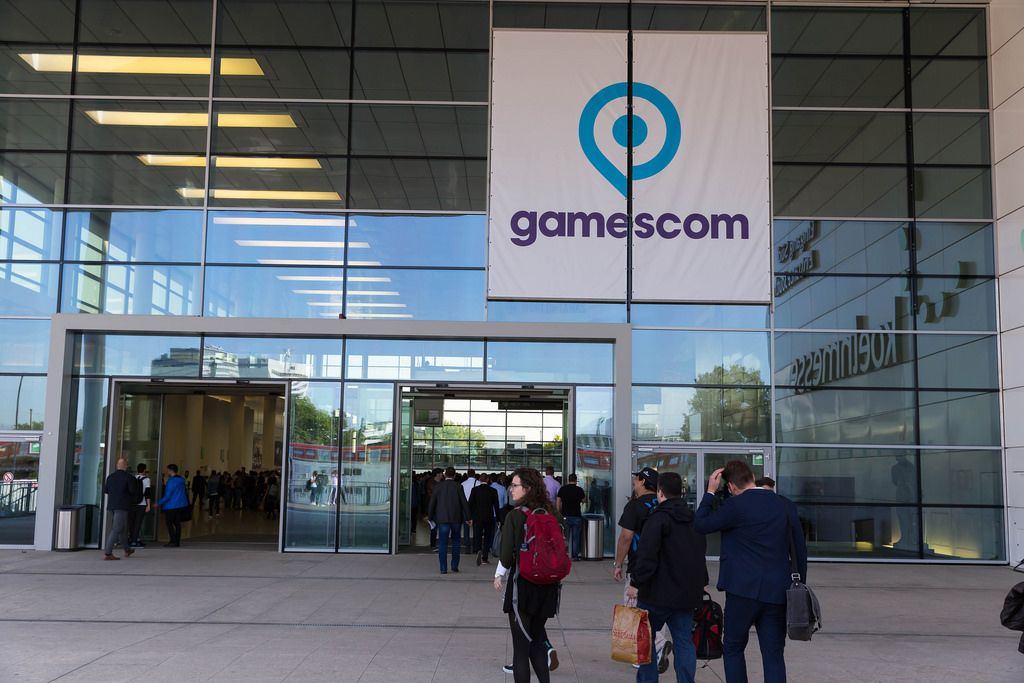 Eingang - Gamescom 2017 Messe, Köln