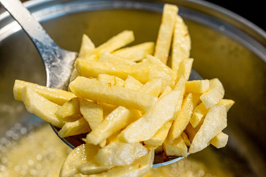 Fresh French fries, close-up