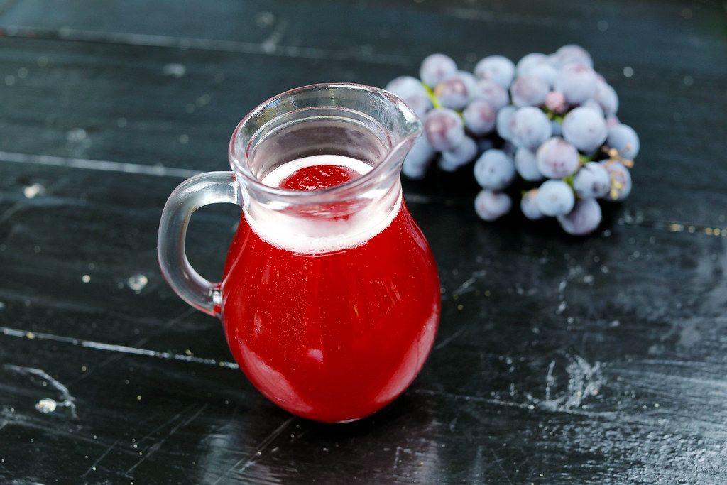 Fresh grape juice, must, autumn natural juice (Flip 2019)