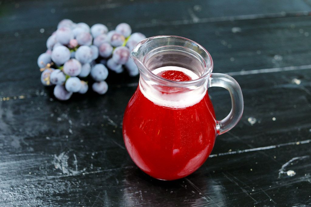 Fresh grape juice, must, autumn natural juice