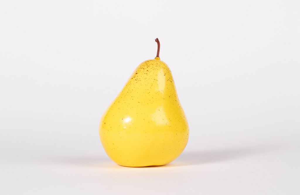 Fresh pear on white background