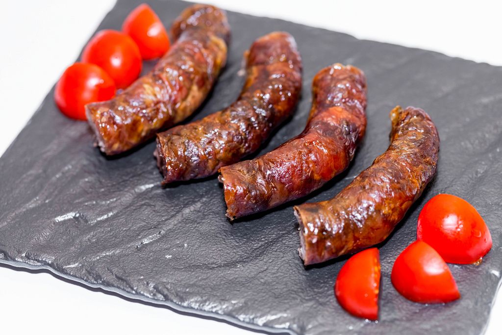 Fried domestic sausages (Flip 2019) (Flip 2019) Flip 2019