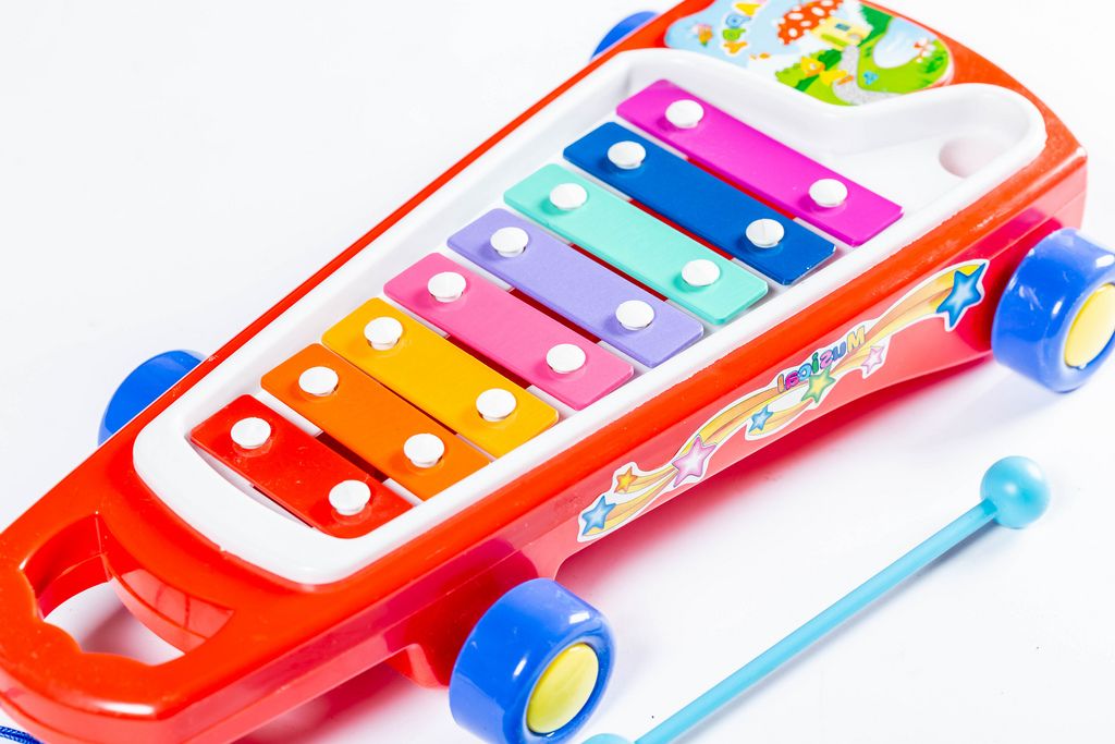 Full frame colorful xylophone for kids practicing music (Flip 2019) (Flip 2019) Flip 2019