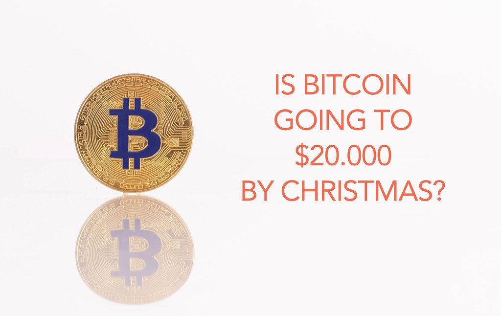 Goldene Bitcoinmünze mit dem Text  