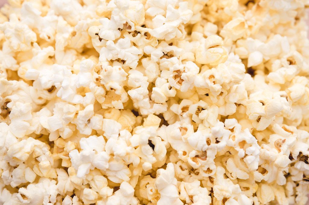 Hintergrundbild mit Popcorn