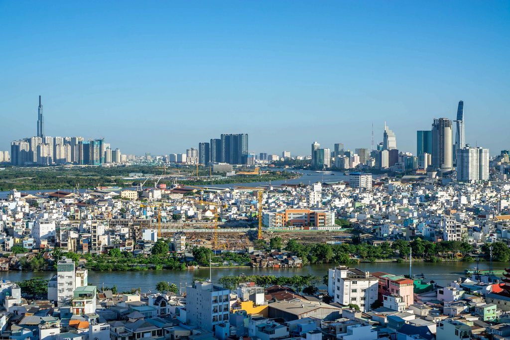 Ho Chi Minh City Viewpoint with Blue Sky (Flip 2019) (Flip 2019) Flip 2019