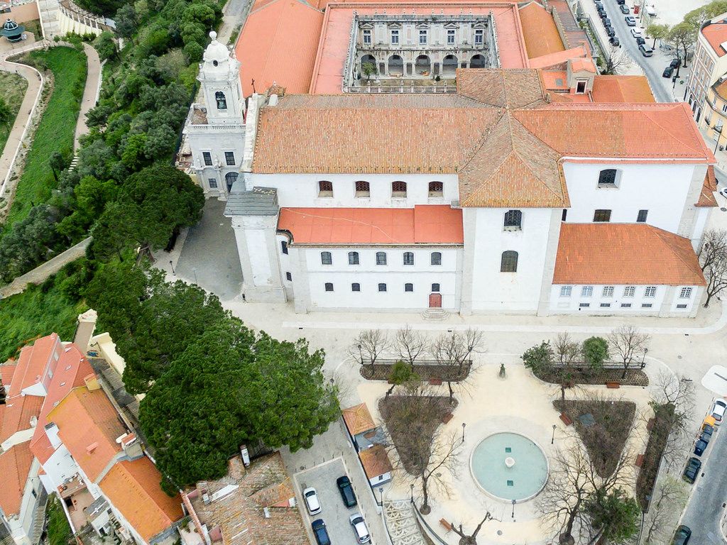 Igreja e Convento da Graça Drone Shot