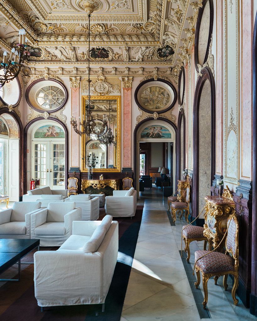 Interior of luxury hotel in Estoi, Portugal (Flip 2019)