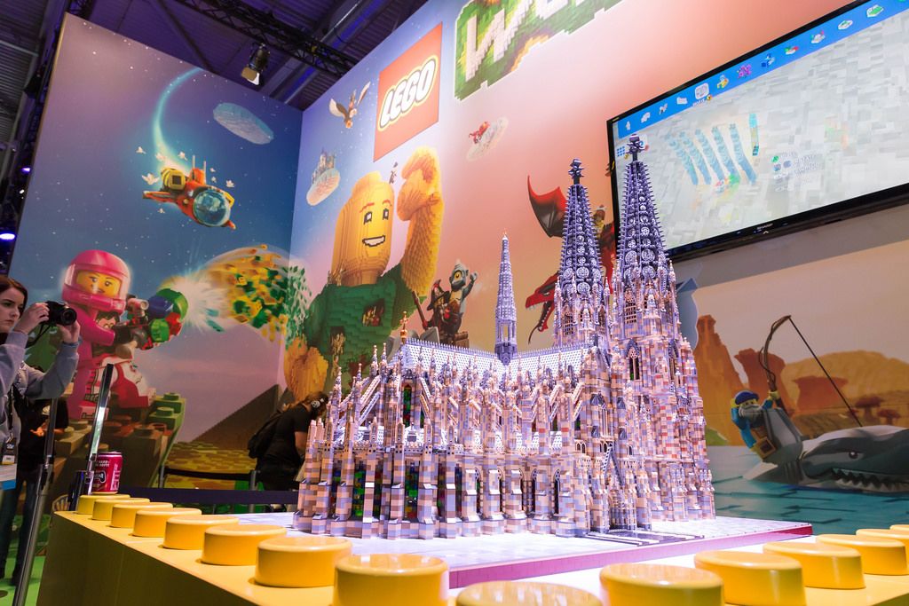 Kathedrale aus Lego - Gamescom 2017, Köln