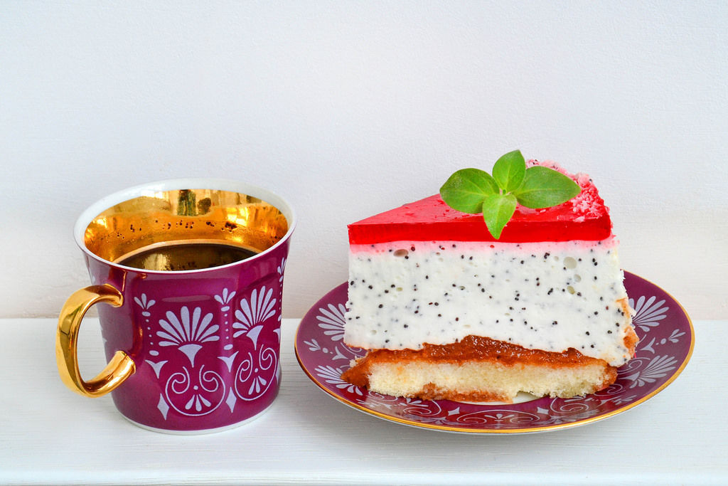 Kuchen mit Joghurt-Creme und Mohn - Creative Commons Bilder