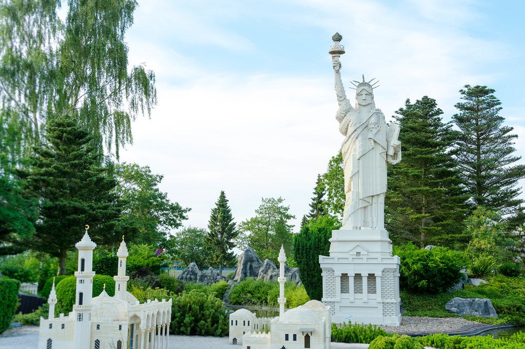 Lego replica of the USA Statue of Liberty