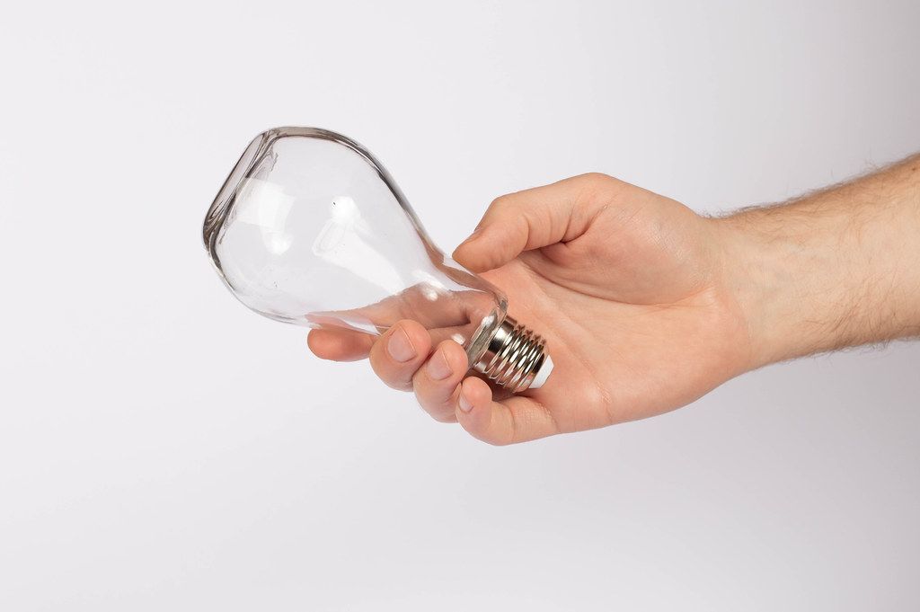 Light bulb in hand (Flip 2019)