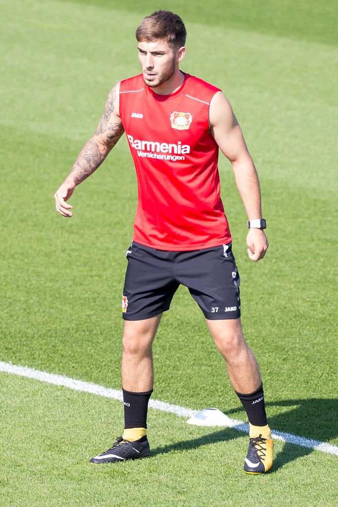 Marlon Frey during training - Bayer 04 Leverkusen