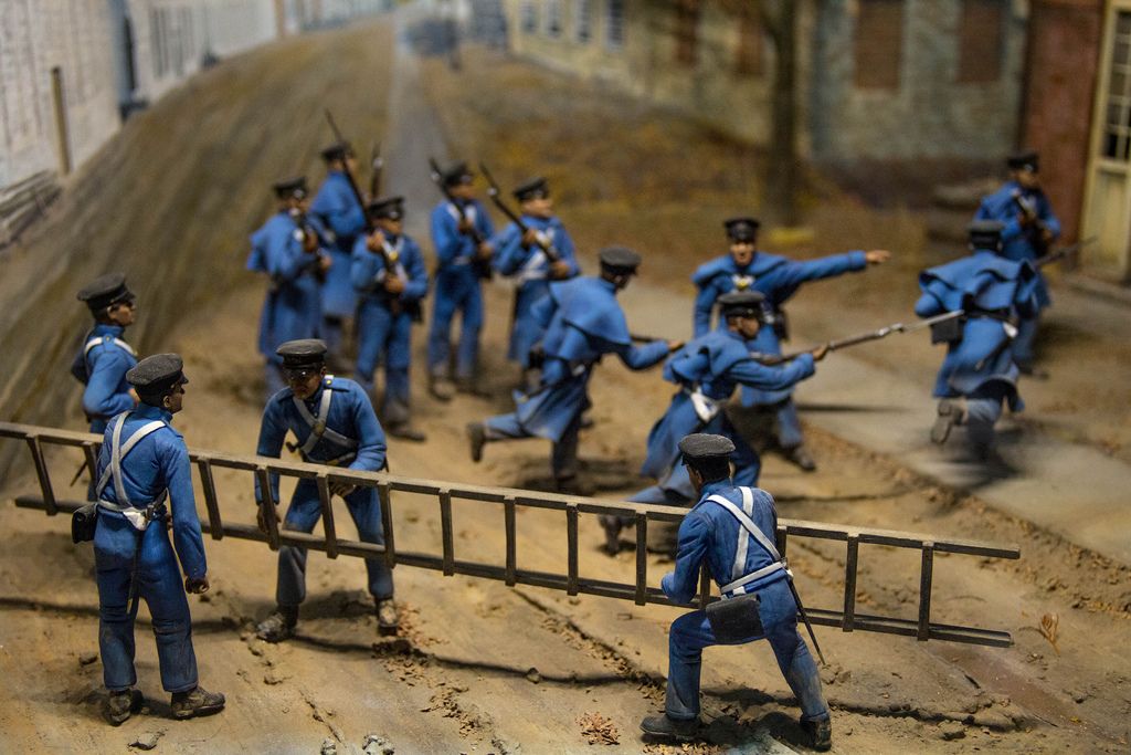 Model of Civil War Soldiers in Harper's Ferry (Flip 2019) (Flip 2019) Flip 2019