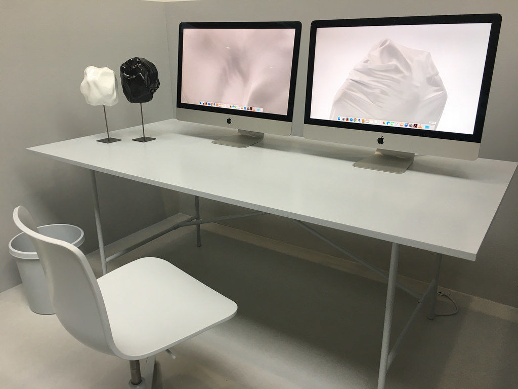 Modern Office Desk with iMac