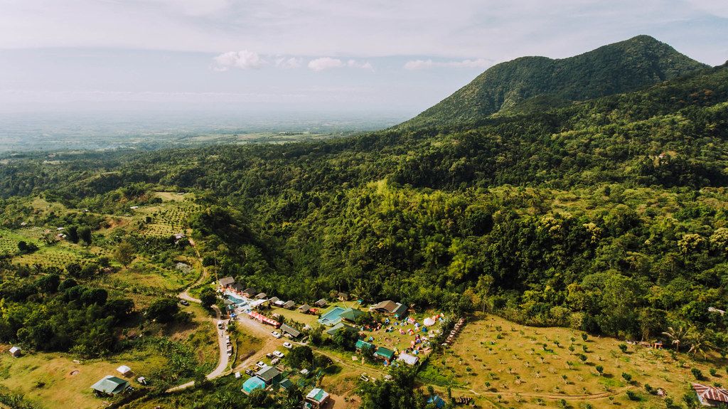 Overview of a camping ground in Mt. Mandalagan