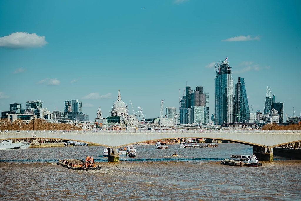 Panoramabild von London, Vereintes Königreich