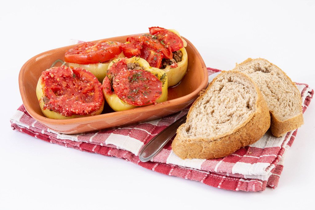 Paprika stuffed with Minced Meat with bread (Flip 2019)