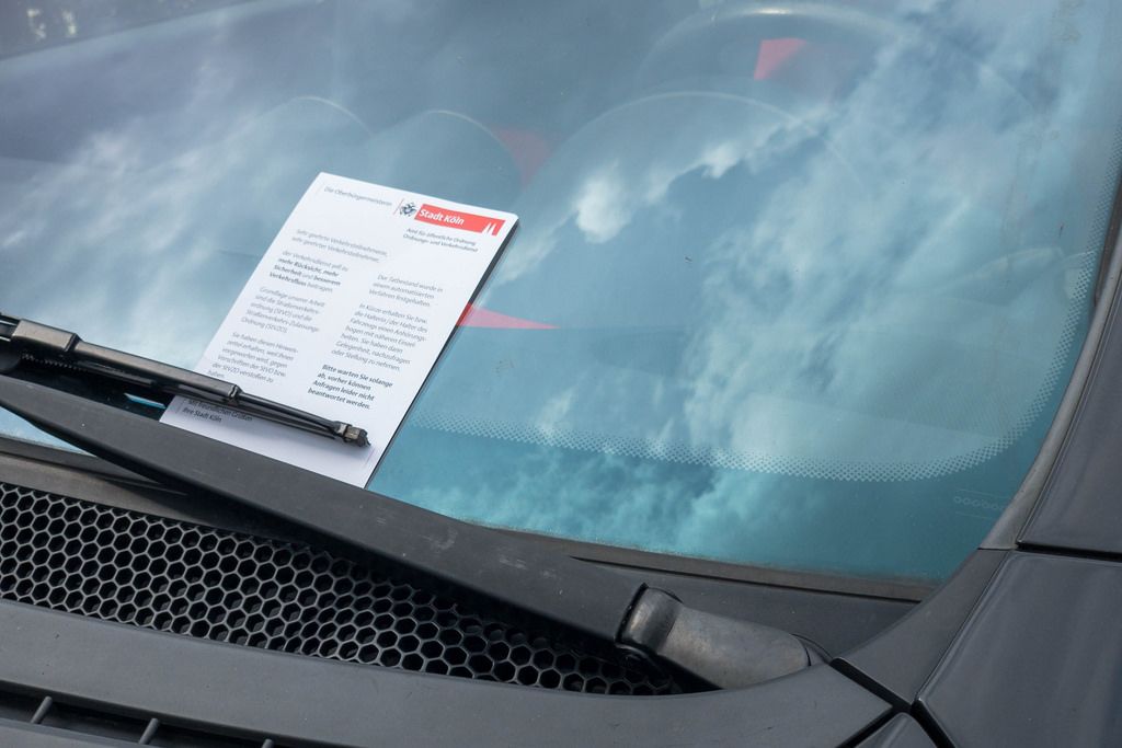 Parking Ticket in Cologne, Germany