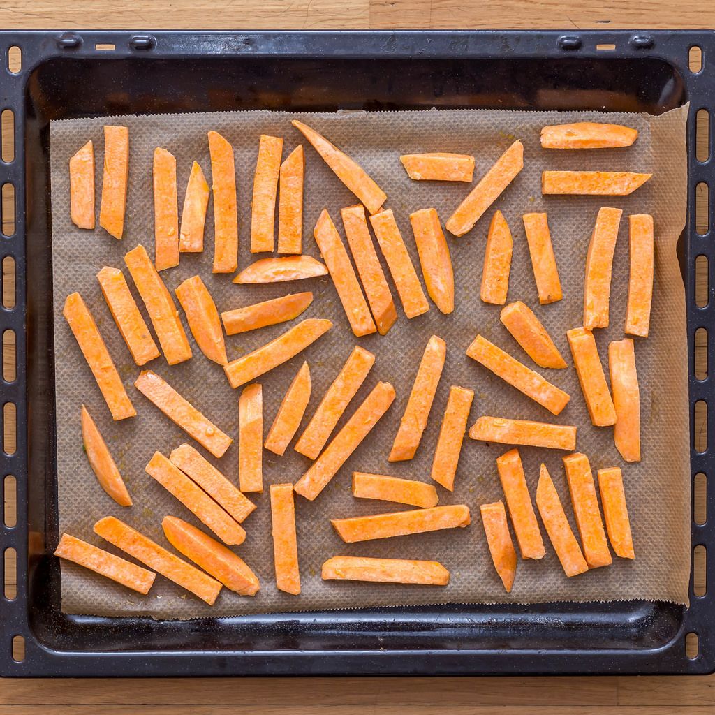Prepared sweet potato fries