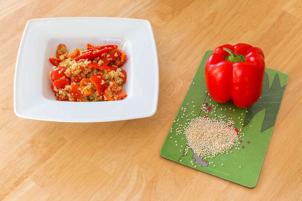 Quinoa mit Paprika